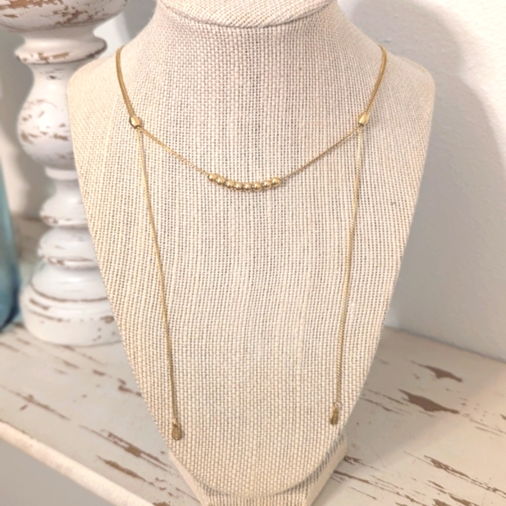Vintage "Alex And Ani" Patent Pending 925 Adjustable Pull Necklace